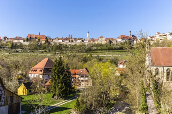 Rothenburg ob der Tauber, Bajorország, Németország — Stock Fotó