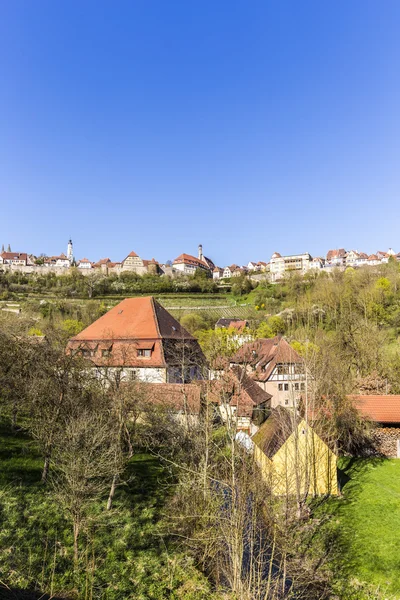 Rothenburg ob der Tauber, Beieren, Duitsland — Stockfoto