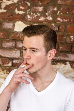 teenage boy with red hair