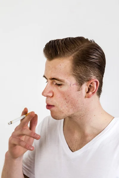 Teenage boy with red hair — Stock Fotó