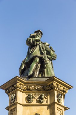 The Johannes Gutenberg monument on the southern Rossmarkt in Fra