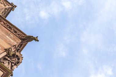 kumtaşı Freiburg Minster, çirkin yaratık yaptı