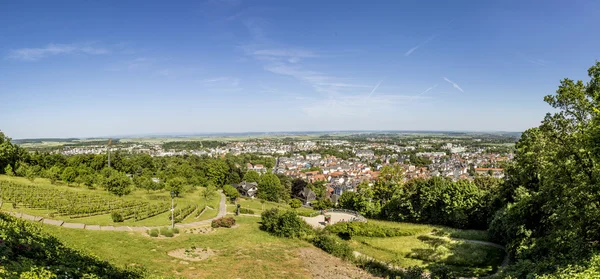 Panorama de Bad Nauheim desde las colinas — Foto de Stock