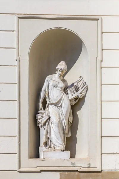 Oberschleissheim Kalesi, Yunan heykelleri — Stok fotoğraf