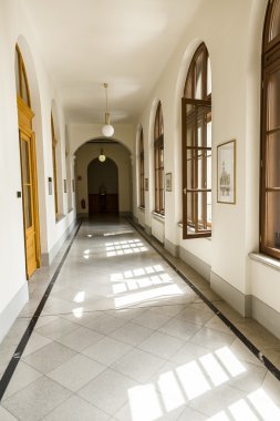 Koridorda Viyana Adalet Sarayı