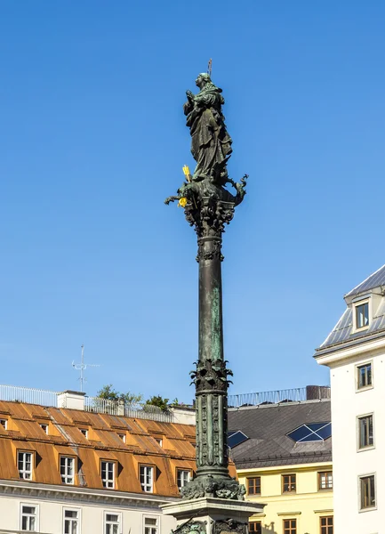 Mariensäule in wien am hof — Stockfoto