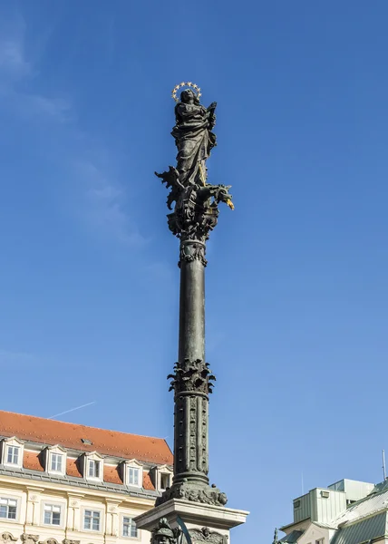 Mariensäule in wien am hof — Stockfoto