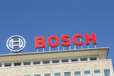the letters Bosch at the Headquarter in Wetzlar