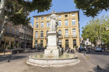 ünlü çeşmesinin du Roi Rene Aix en Provence