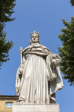 ünlü çeşmesinin du Roi Rene Aix en Provence