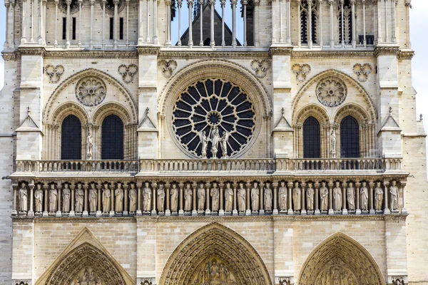 Fragment av Notre-Dame de Paris, Frankrike — Stockfoto