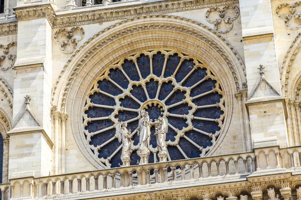 Fragment av Notre-Dame de Paris, Frankrike — Stockfoto