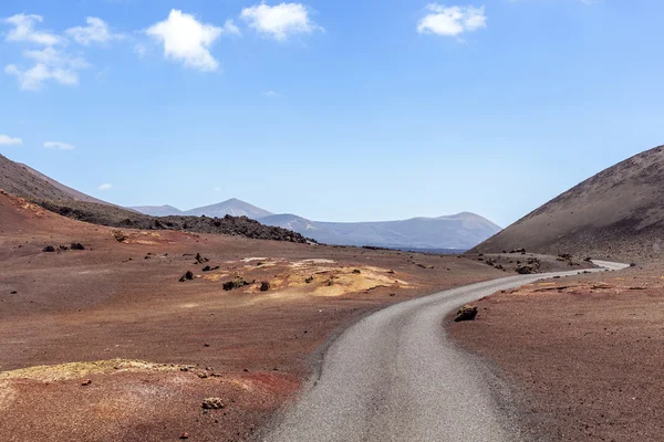 Park Narodowy wulkanu Timanfaya Lanzarote, Hiszpania — Zdjęcie stockowe