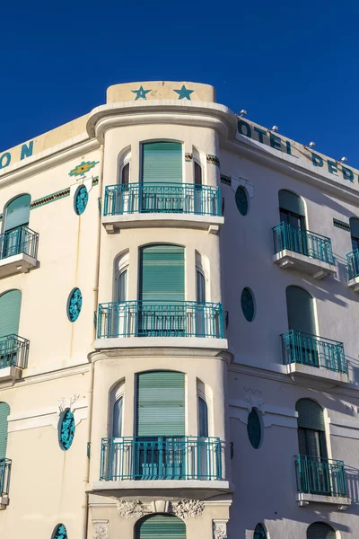 Fasada stary Peron Hotel w Marsylii, — Zdjęcie stockowe