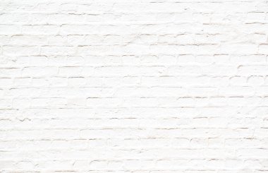Soyut yıpranmış desenli beyaz tuğla duvar arkaplanı