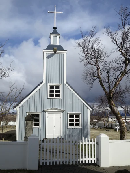 Iglesia típica de madera en la isla —  Fotos de Stock