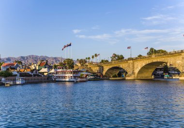 Londra Köprüsü lake havasu, o ile yeniden eski tarihi köprü