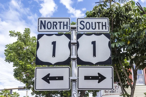 Mile Zero in Key West — Stock Photo, Image