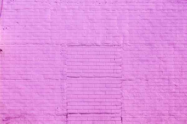 Oude bakstenen muur geschilderd met kleur — Stockfoto