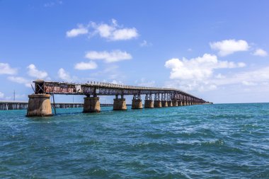 Eski Bahia Honda demiryolu Köprüsü, Bahia Bay State Park, Florida Keys