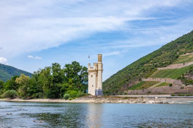 Fare Kulesi Bingen am Rhein üst orta Ren Vadisi, Almanya