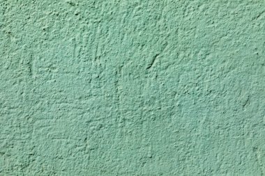 Kaba yeşil boyanmış alçı duvar deseni
