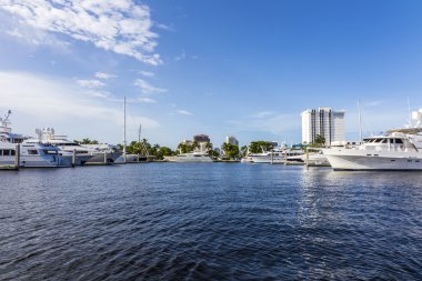 waterfront evlerde fort Lauderdale tekne