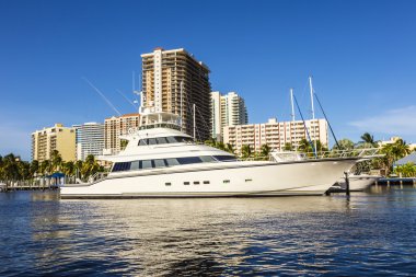 waterfront evlerde fort Lauderdale tekne