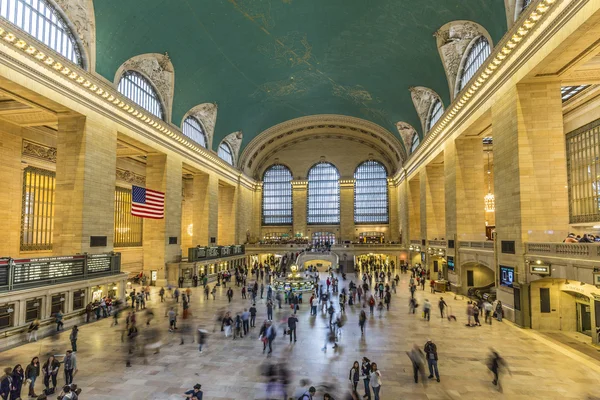 Άνθρωποι στο Grand Central Terminal, Νέα Υόρκη — Φωτογραφία Αρχείου