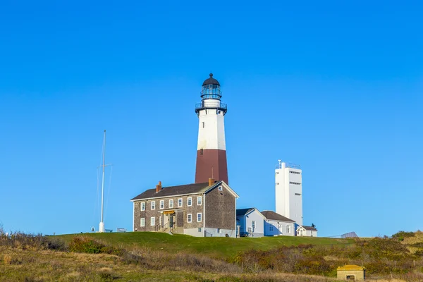 Montauk światło punktowe, Latarnia morska, Long Island, Nowy Jork, Suffolk — Zdjęcie stockowe