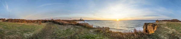 Ponto de Montauk Luz, Farol, Long Island, Nova York, Suffolk — Fotografia de Stock