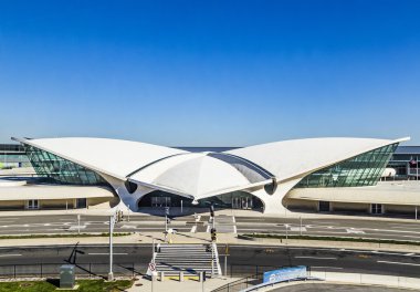Areal view of the historic TWA Flight Center and JetBlue Termina
