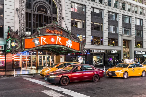 Hardrock cafe at times square — ストック写真