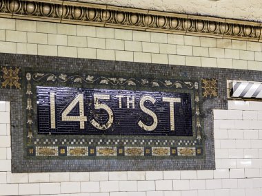 Columbus circle Metro İstasyonu'na Manhattan'da