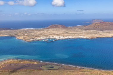 La graciosa Island, lanzarote, İspanya