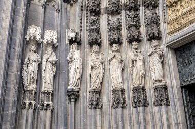 Köln, Almanya, ortaçağ portal, ana giriş kubbe