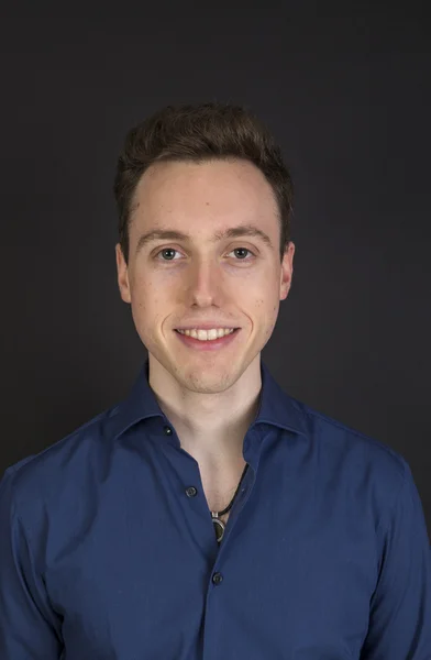 Portrait of smart looking young man — Stock Photo, Image