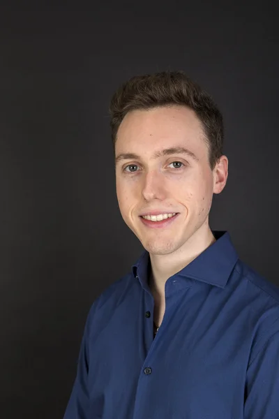 Portrait of smart looking young man — Stock Photo, Image