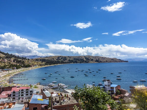 Titicaca gölü, Juli Köyü — Stok fotoğraf