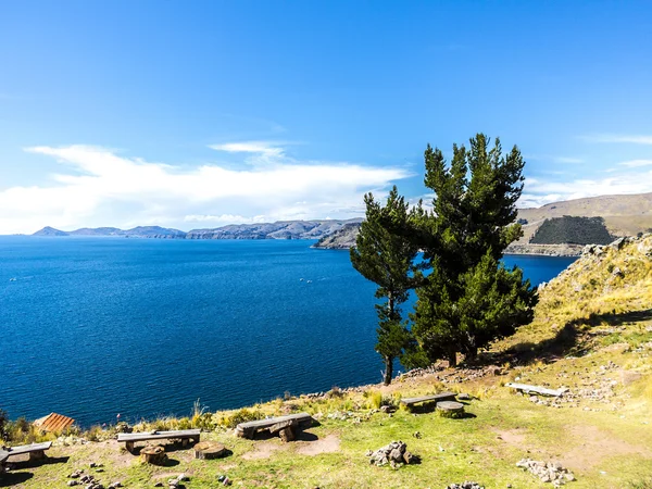 Point panoramique au lac Titicaca — Photo