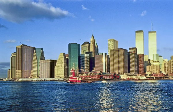 Twin towers in New York — Stock Photo, Image