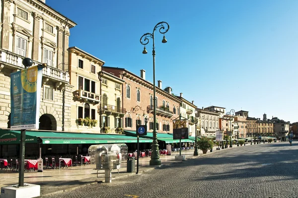 Central market place in Verona — Stock Photo, Image