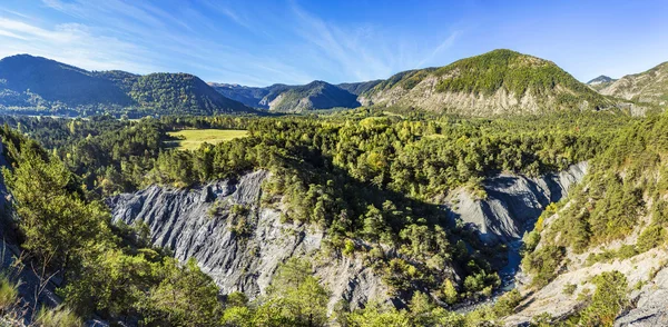 Canyon with river La blanche Torrent — Stock Photo, Image