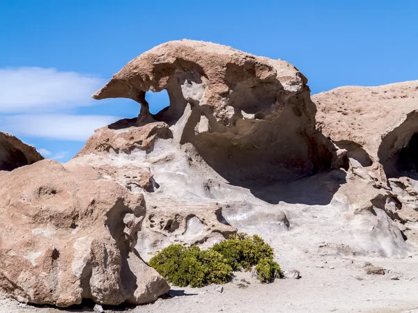 Detalhe das formações de pedra no vulcão Ollague — Fotografia de Stock