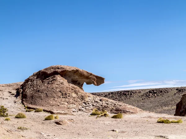 Detalhe das formações de pedra no vulcão Ollague — Fotografia de Stock