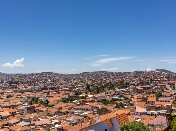 Skyline von Sucre, Bolivien — Stockfoto