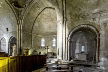 inside Senanque Abbey