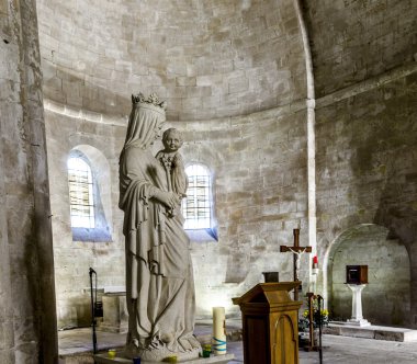 inside Senanque Abbey