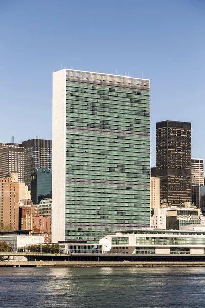 El edificio de las Naciones Unidas en Manhattan —  Fotos de Stock