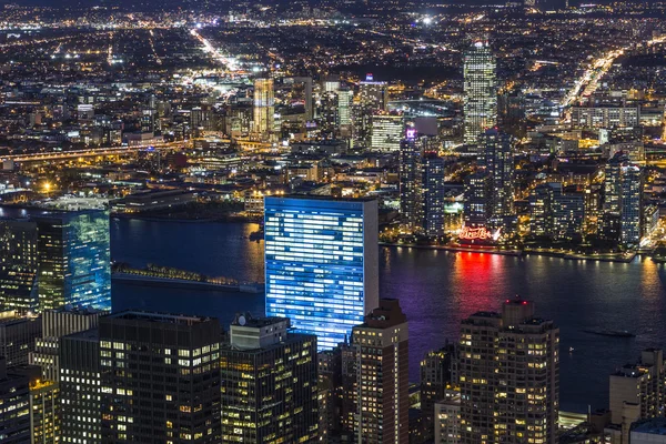 FN byggnaden i new york — Stockfoto